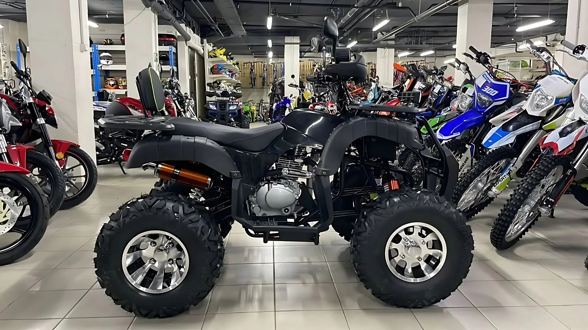 Квадроцикл Grizzly 250 «Черный» - миниатюра 6