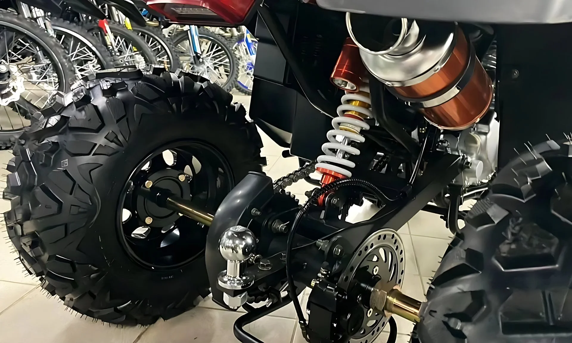 Квадроцикл Grizzly 250 «Черный» - миниатюра 14