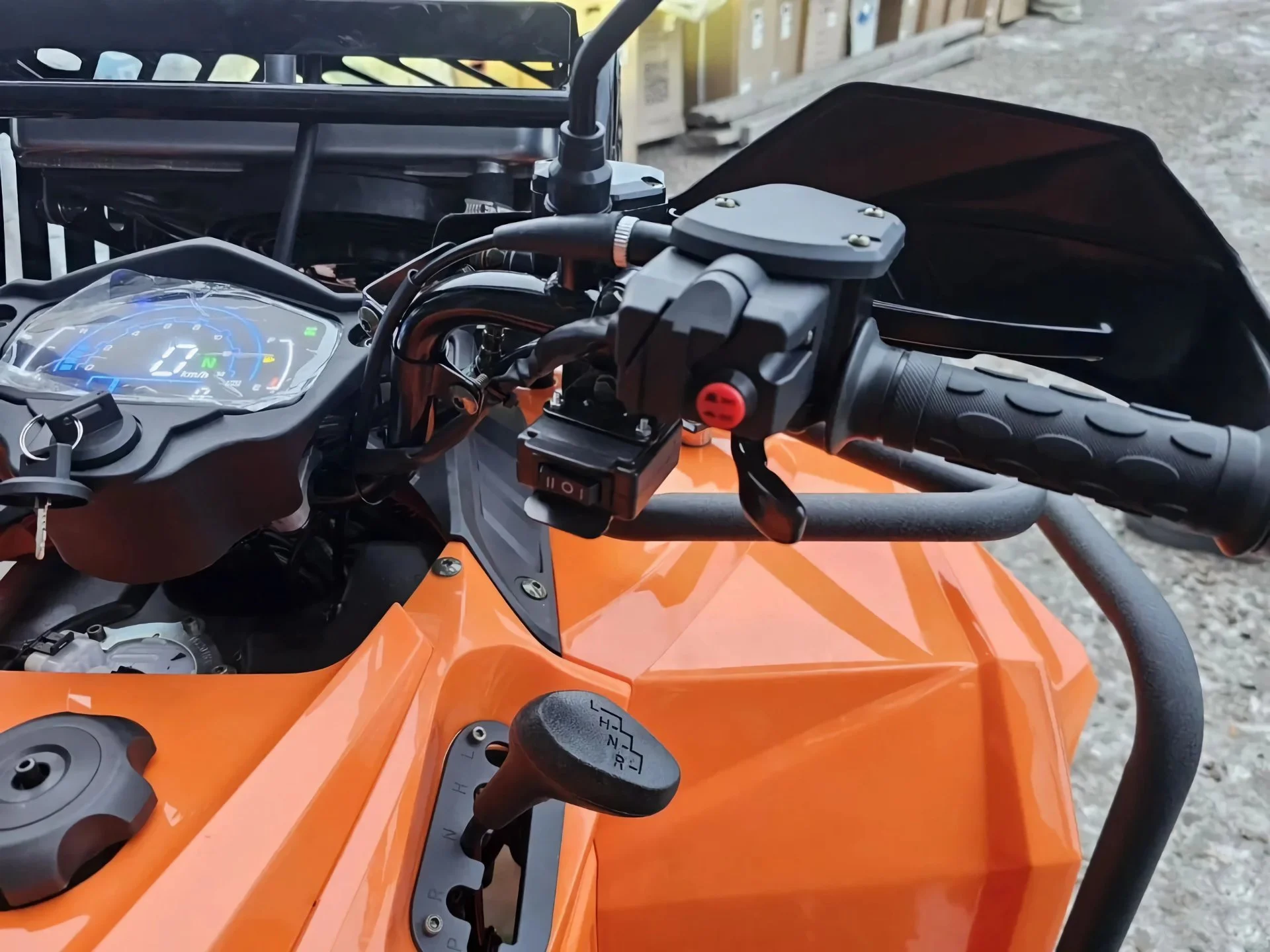 Квадроцикл Loncin Sumahao 500 EFI EPS 4х4 «Оранжевый» - миниатюра 12