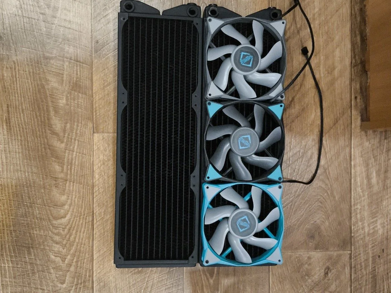 Медный радиатор Coolgate 420mm + 3 кулера 140mm - изображение 1