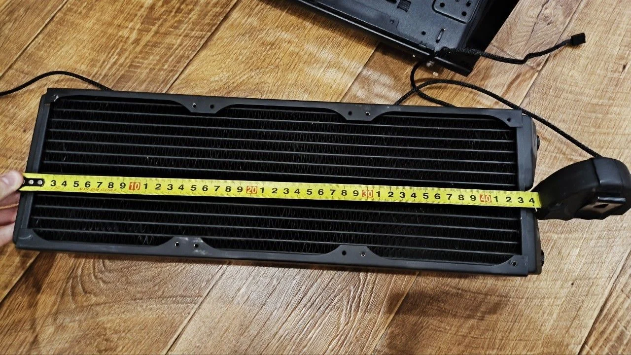 Медный радиатор Coolgate 420mm + 3 кулера 140mm - миниатюра 3