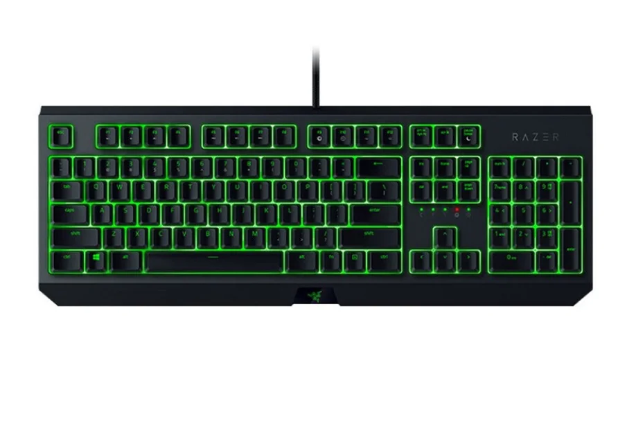 Клавиатура игровая Razer BlackWidow Essential, Green Switch, чёрный, английская раскладка - миниатюра 3