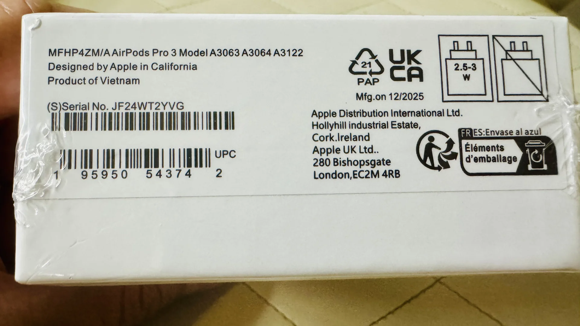 Наушники Apple Airpods 3 Pro - миниатюра 2