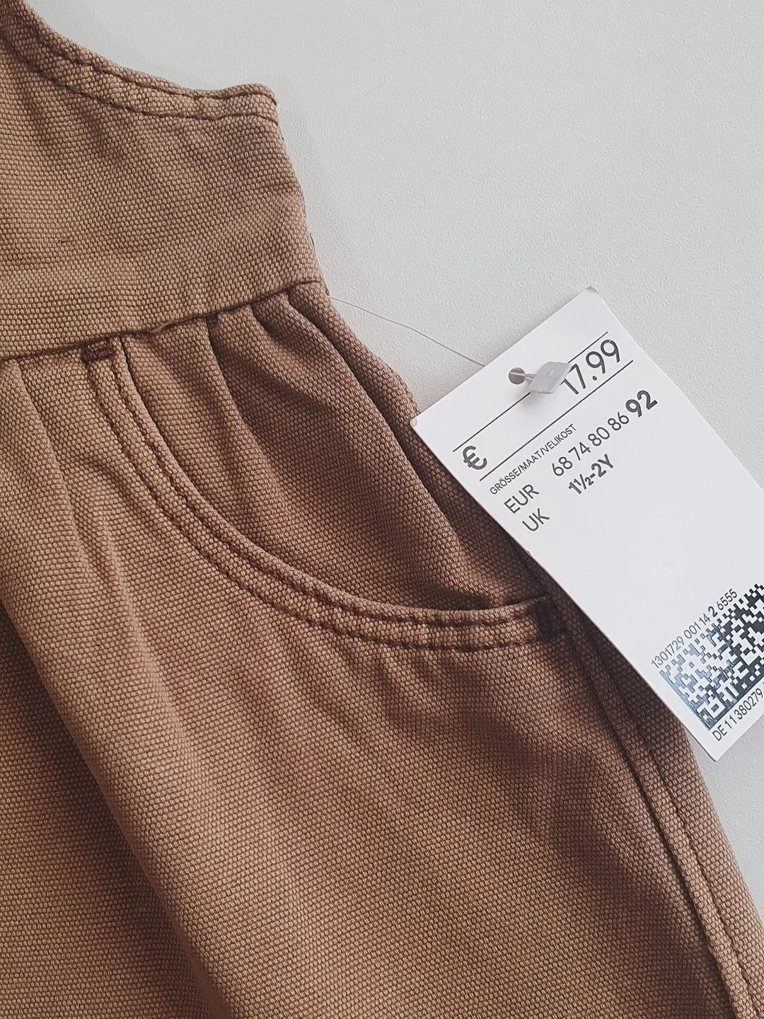 Джинсовый сарафан H&M | 86 - миниатюра 2