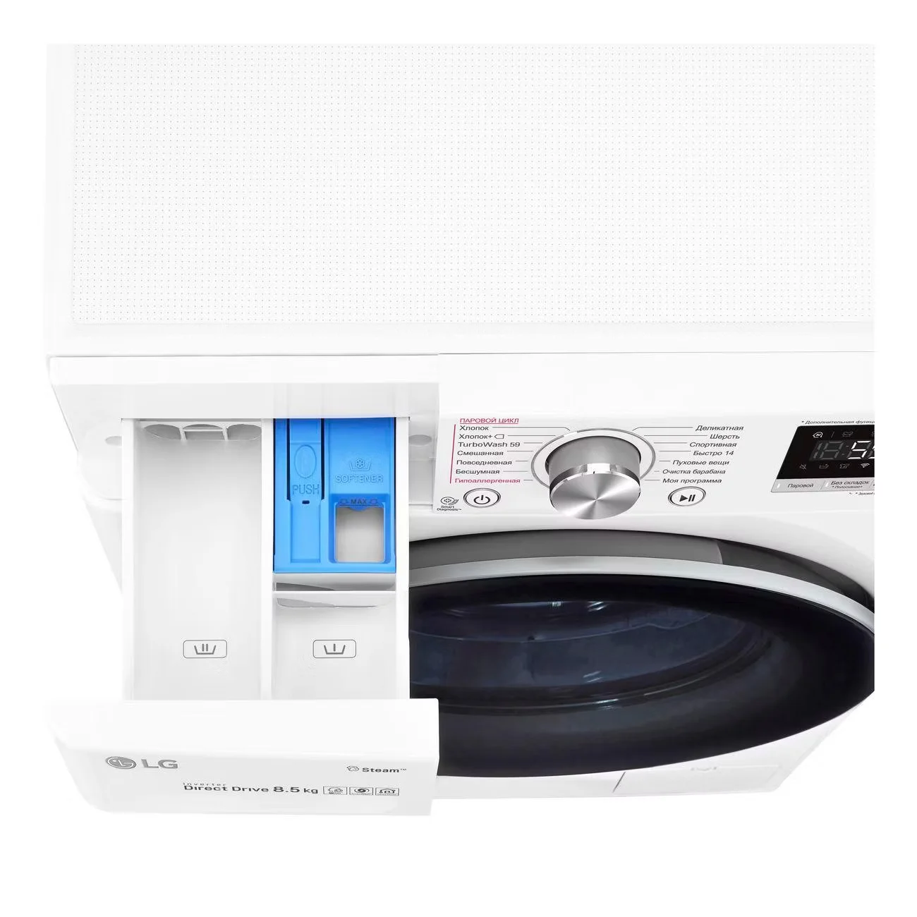 Стиральная машина узкая LG F2V7GW1W - миниатюра 6
