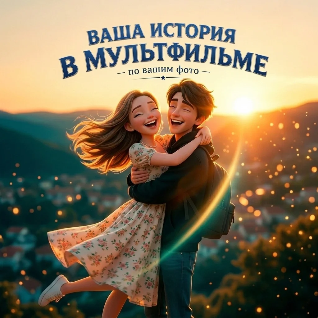 Персональный мультфильм в подарок по фото - изображение 1
