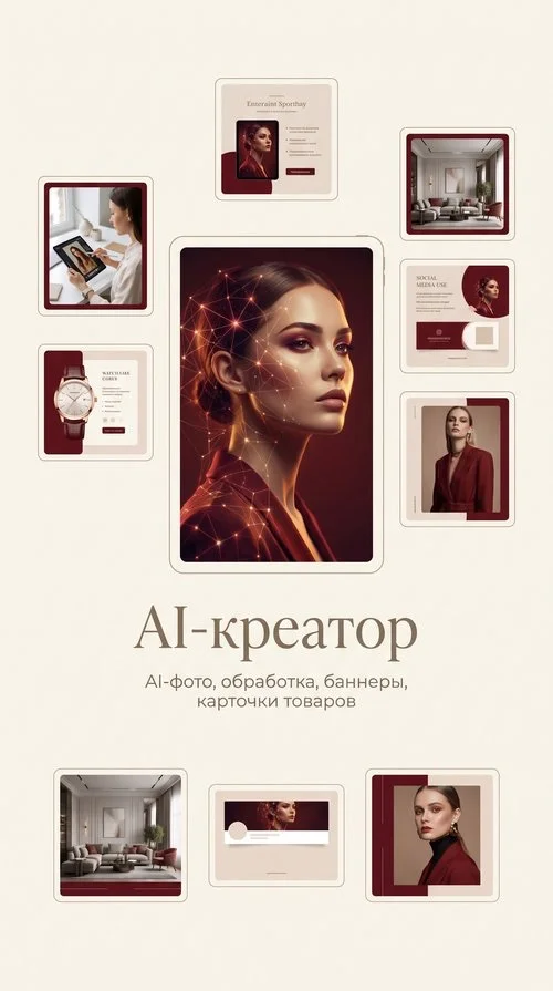 AI-креатор | AI фото, карточки товаров, баннеры, р