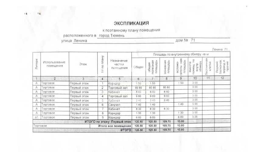 Помещение свободного назначения 120,5м2  ул.Ленина 71 - миниатюра 11