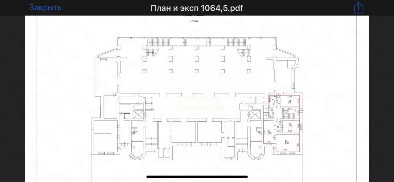 Офисное помещение 507 м² ул.Володарского 26 - миниатюра 2
