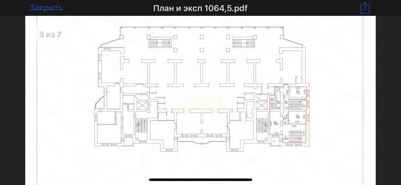Офисное помещение 507 м² ул.Володарского 26 - миниатюра 3