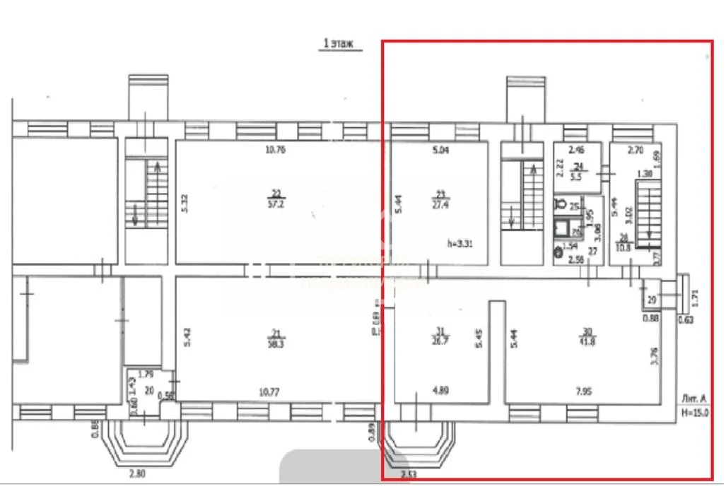 Помещение свободного назначения 120.0 м² улица Мельникайте 97 - миниатюра 3