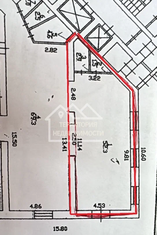 Торговое помещение, 57 м² Первомайская 60к1 - миниатюра 5