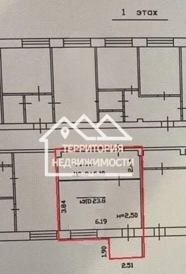 Свободного назначения 37 кв.м. 50 лет Октября 33 - миниатюра 4