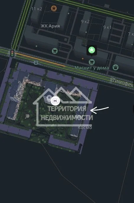 торговое помещение 64 м² ЖК "КОСМО" - изображение 1