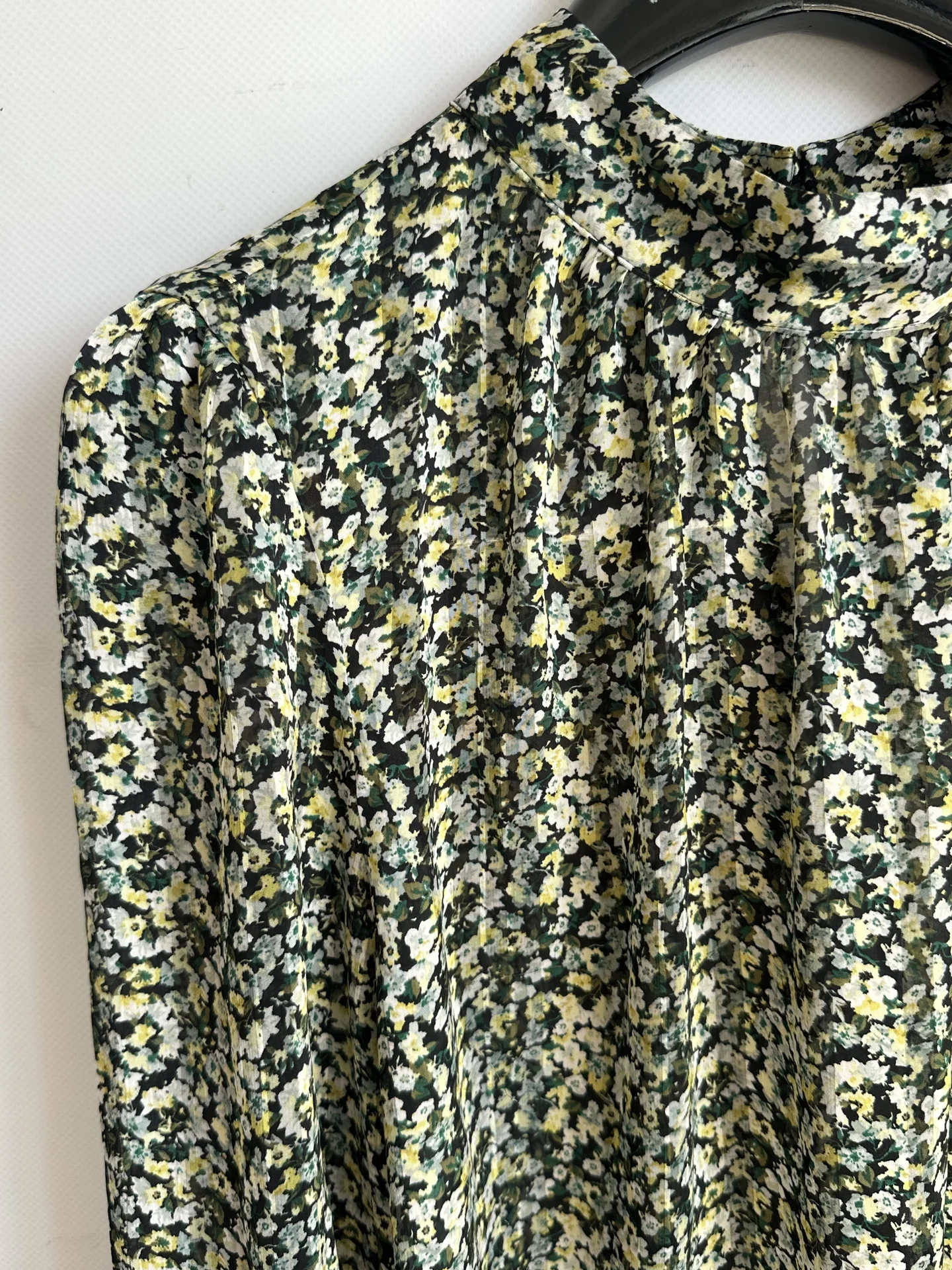 H&M Женская блузка в цветочек с длинным рукавом - миниатюра 5