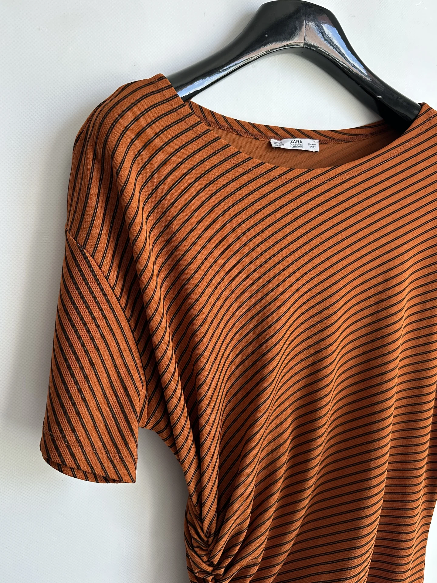 ZARA Платье миди трикотажное - миниатюра 4
