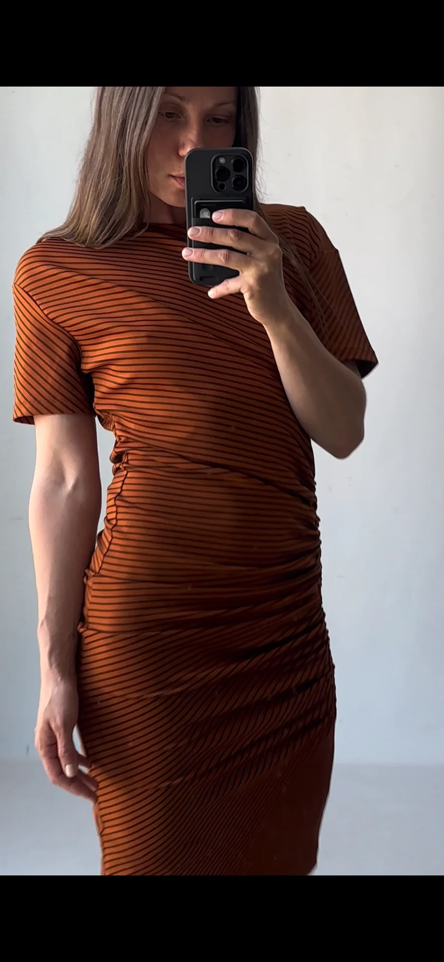 ZARA Платье миди трикотажное - миниатюра 10