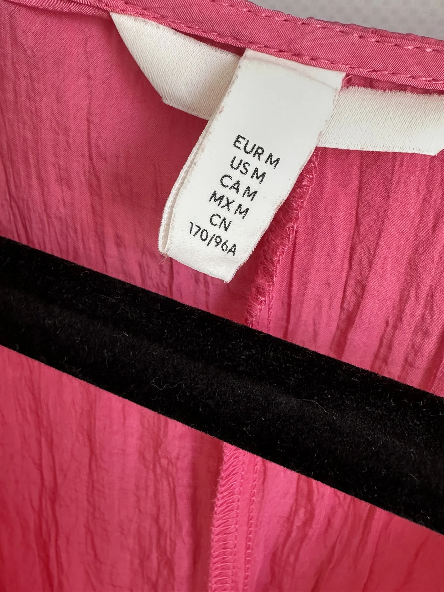 H&M платье туника рубашка женская розовая размер M - миниатюра 9