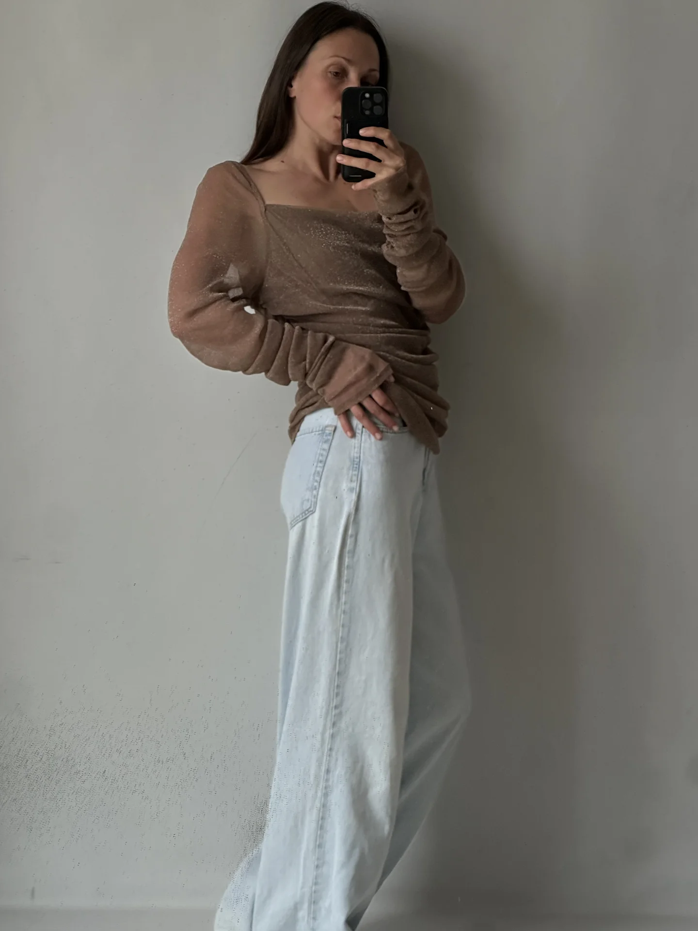 SHEIN curve 3XL блуза женская лонгслив большого ра - миниатюра 3