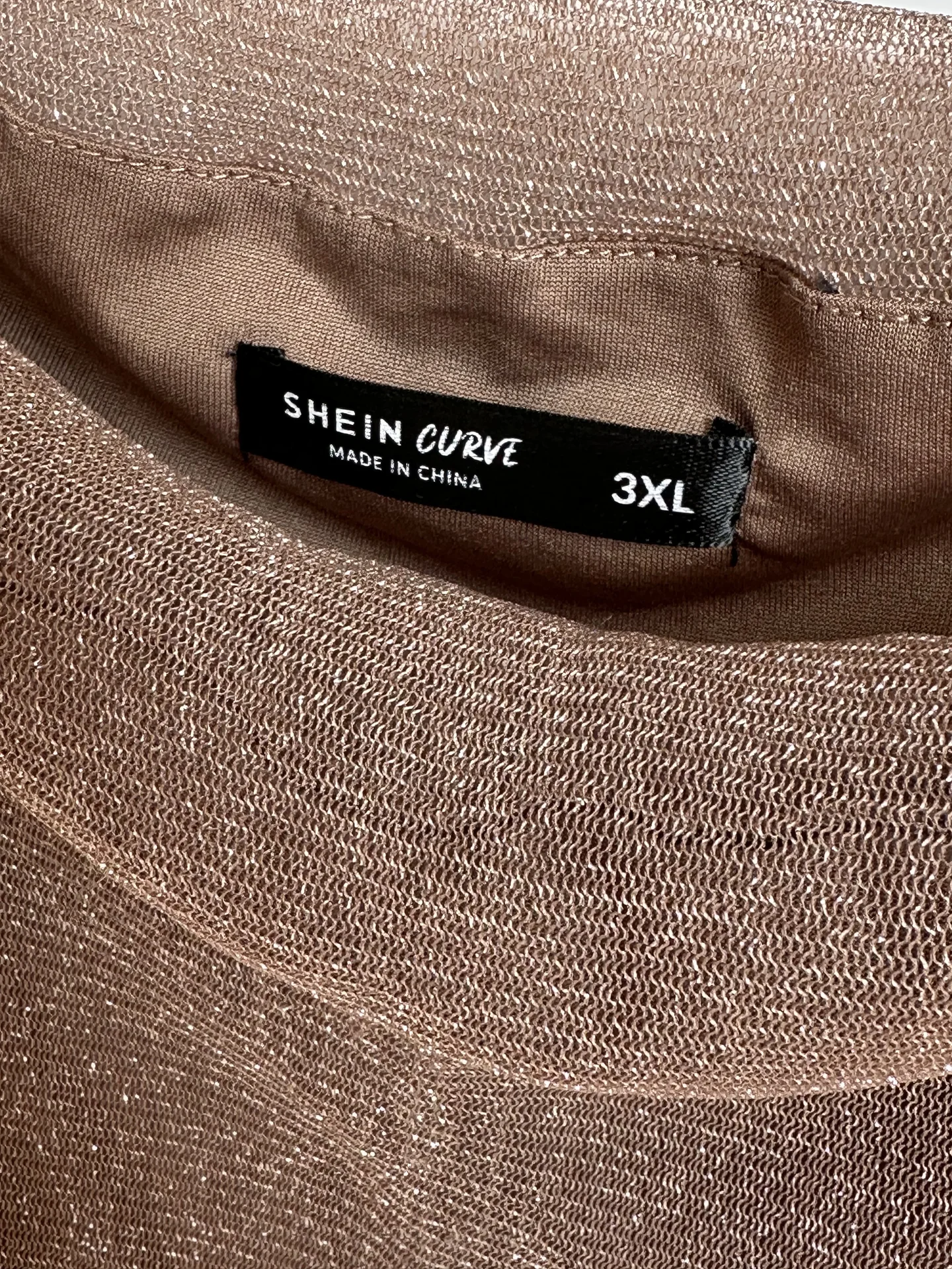 SHEIN curve 3XL блуза женская лонгслив большого ра - миниатюра 5