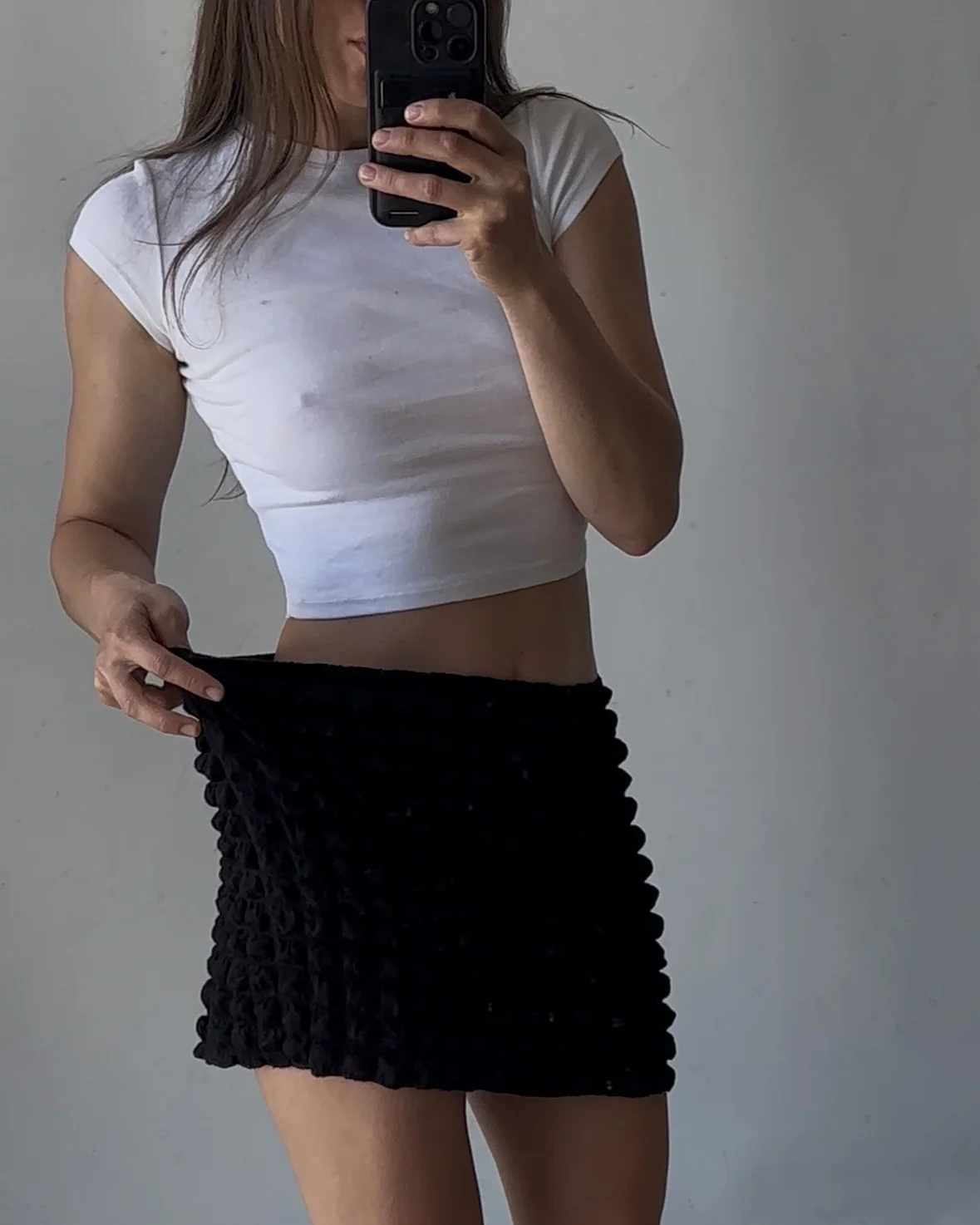 URBAN OUTFITTERS Британия юбка мини черная - миниатюра 8