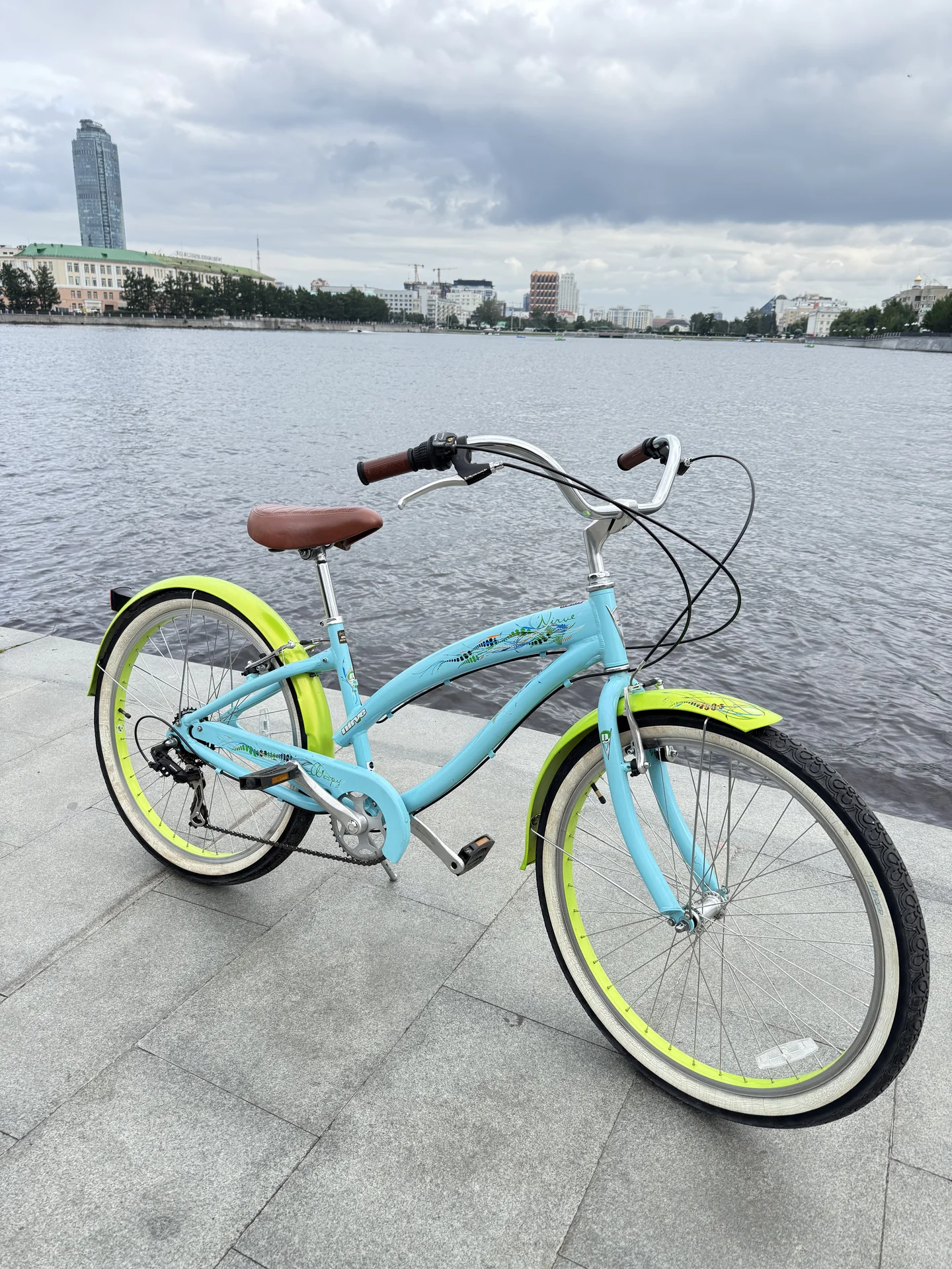 Круизер велосипед Nirve wispy 7-speed (американец) - миниатюра 9
