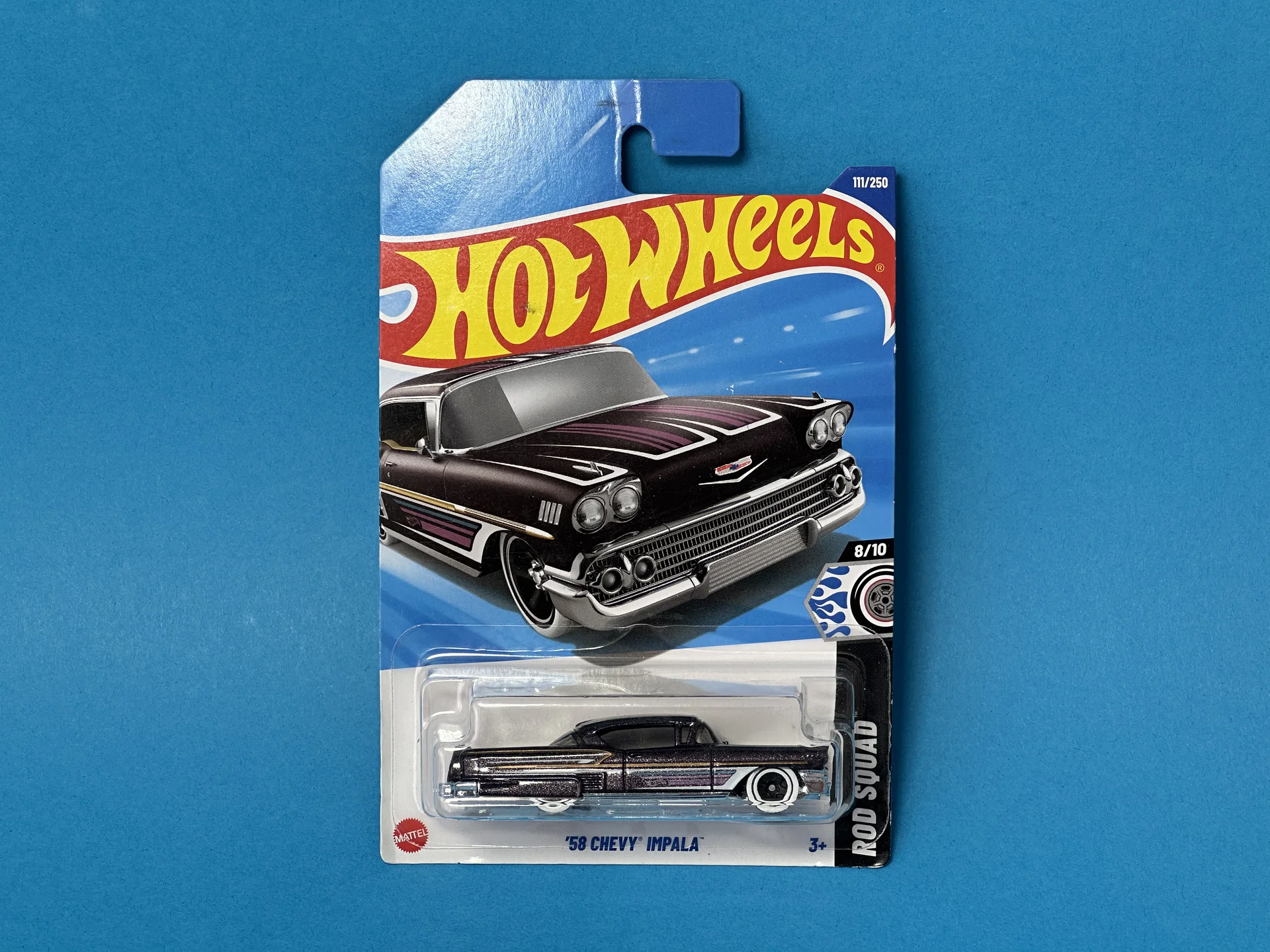 hot wheels 58 chevy impala rod squad - изображение 1