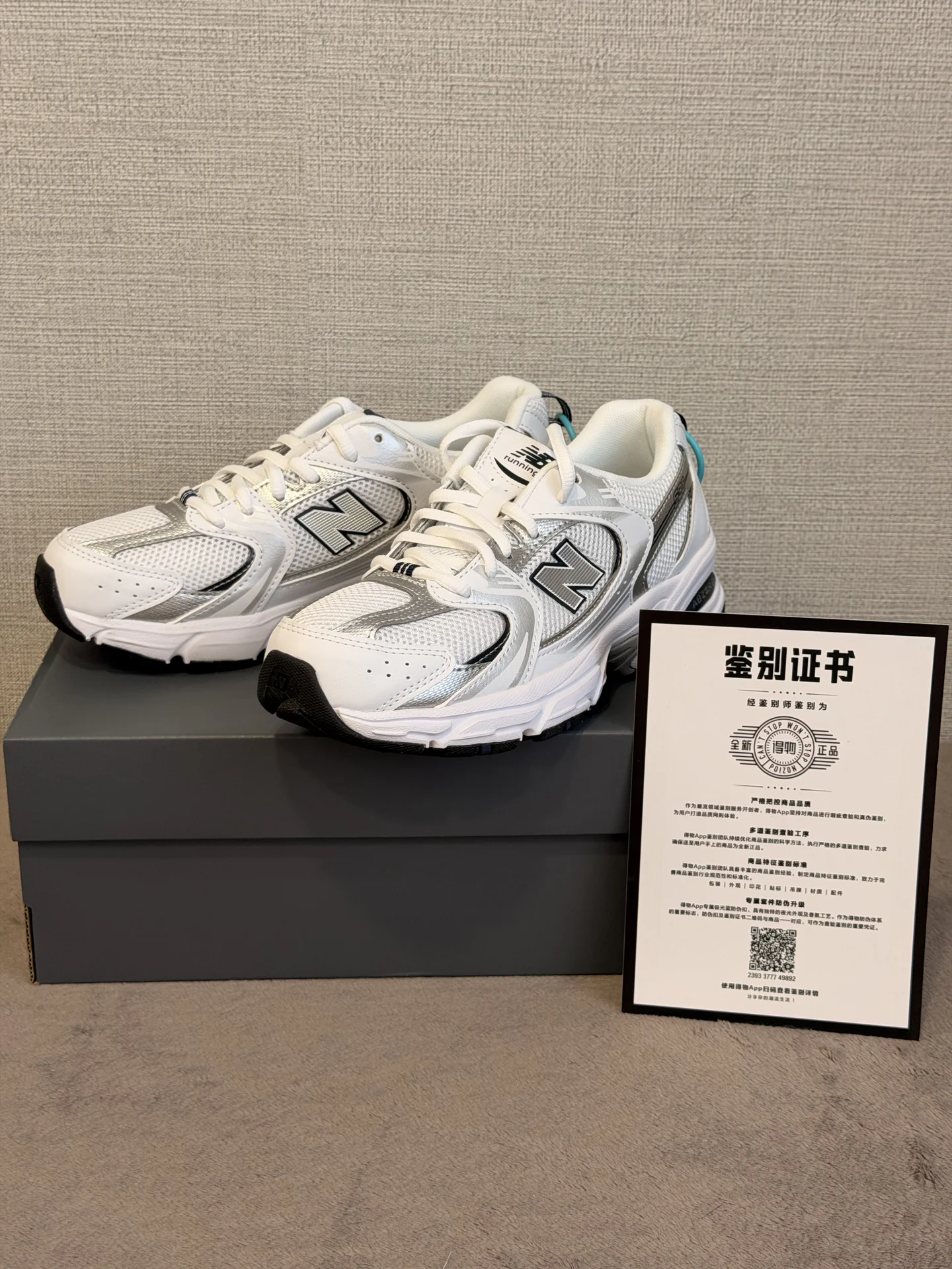 New Balance 530 White/Navy | Оригинал - миниатюра 4