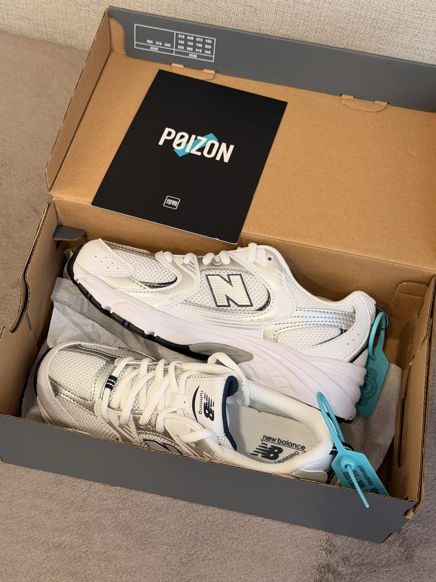 New Balance 530 White/Navy | Оригинал - миниатюра 5