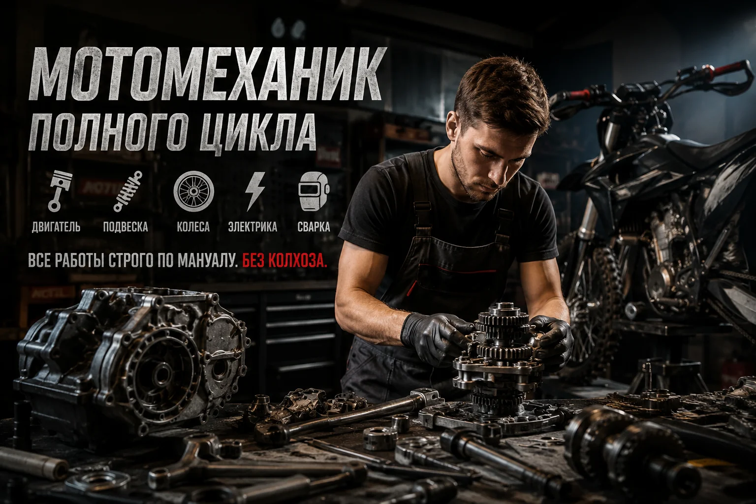 Ремонт мотоциклов - миниатюра 2