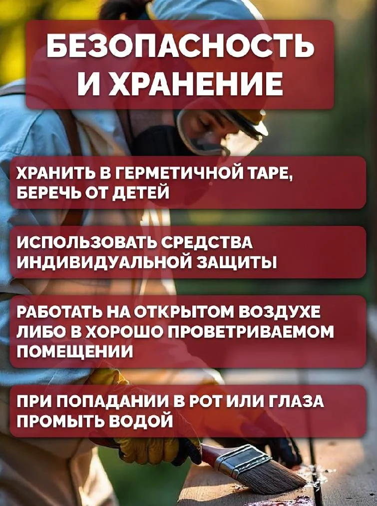 Антисептик для каркасов красный - миниатюра 4