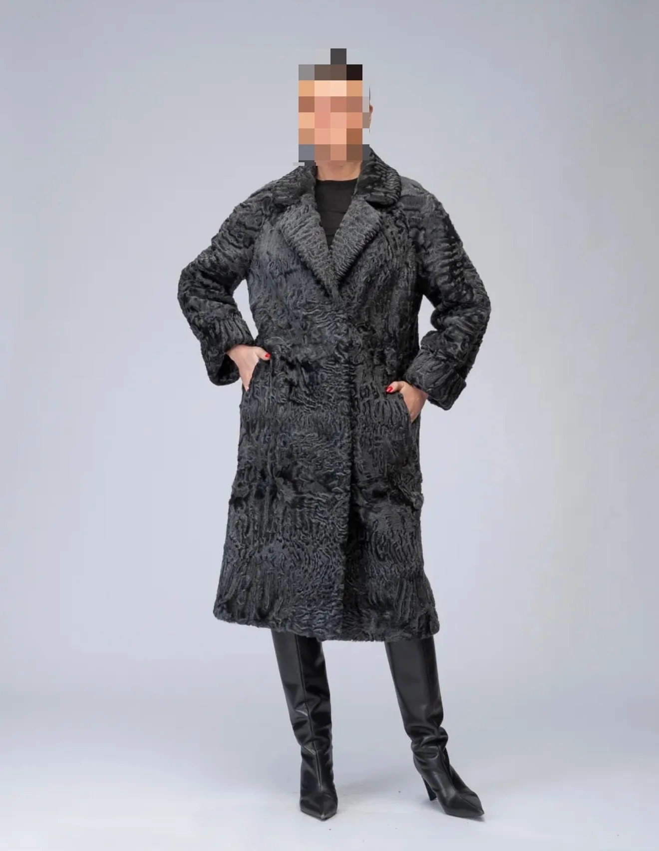 Новая натуральная каракулевая шуба Panafics Furs - изображение 1