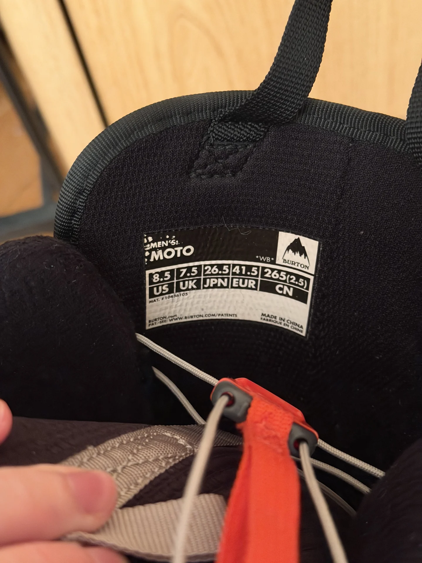 Сноубордические ботинки Burton 8.5us 41 - миниатюра 4