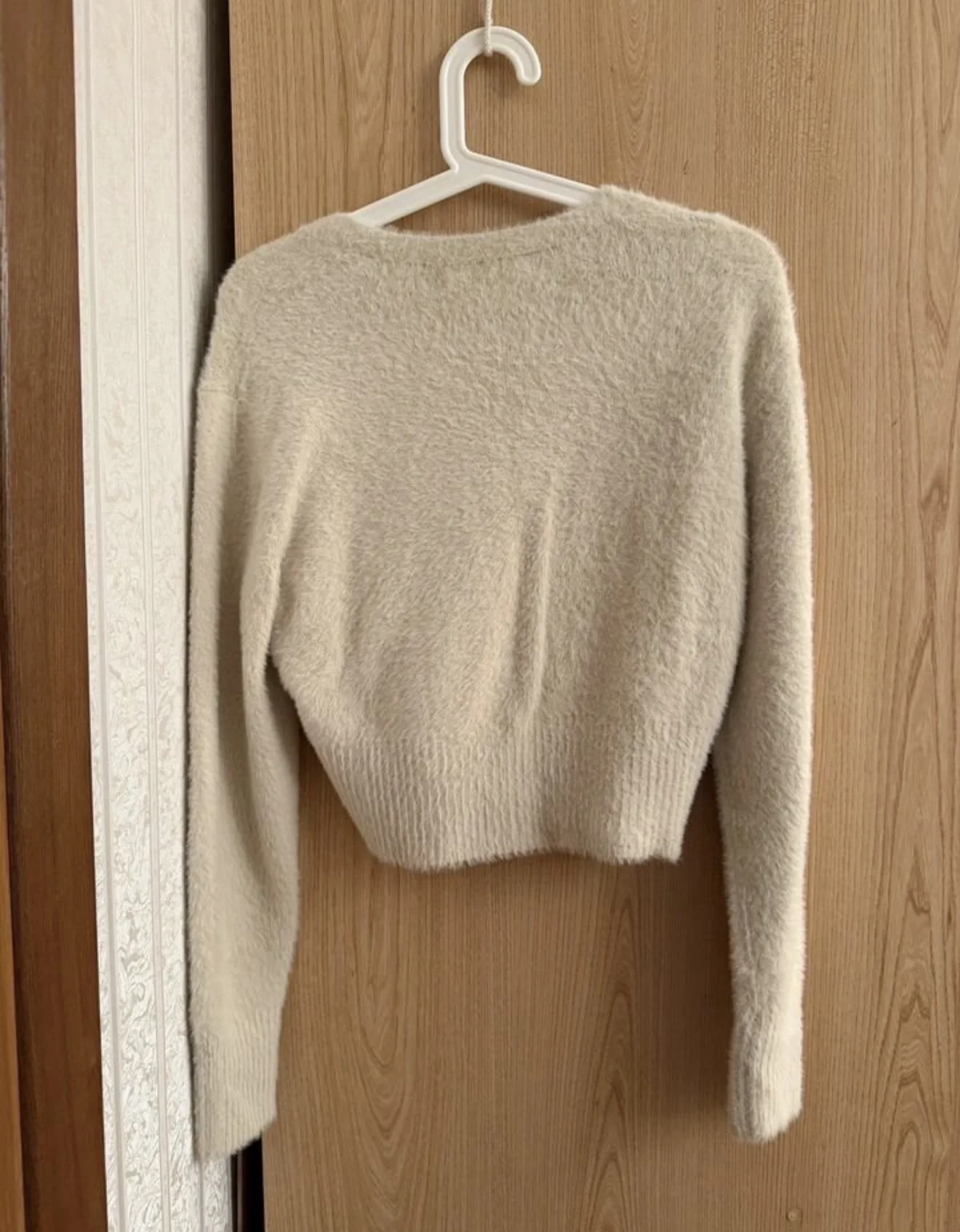 кардиган белый bershka S - миниатюра 4