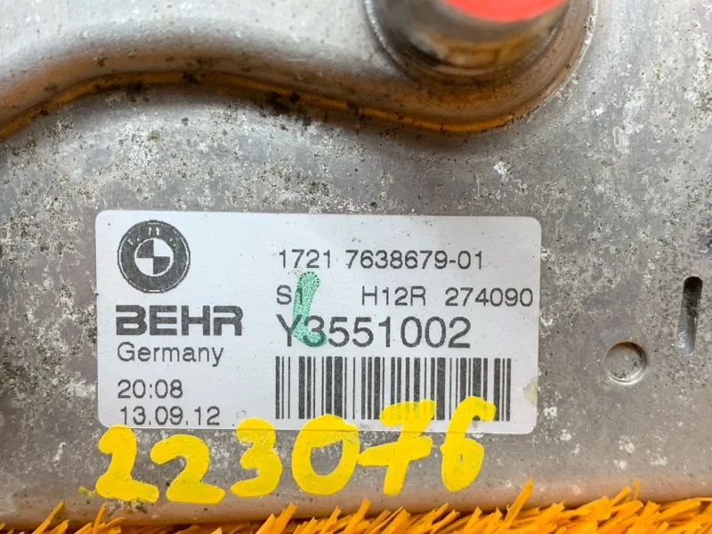 Теплообменник BMW 7-Series F01 N55B30A 2012 - миниатюра 5