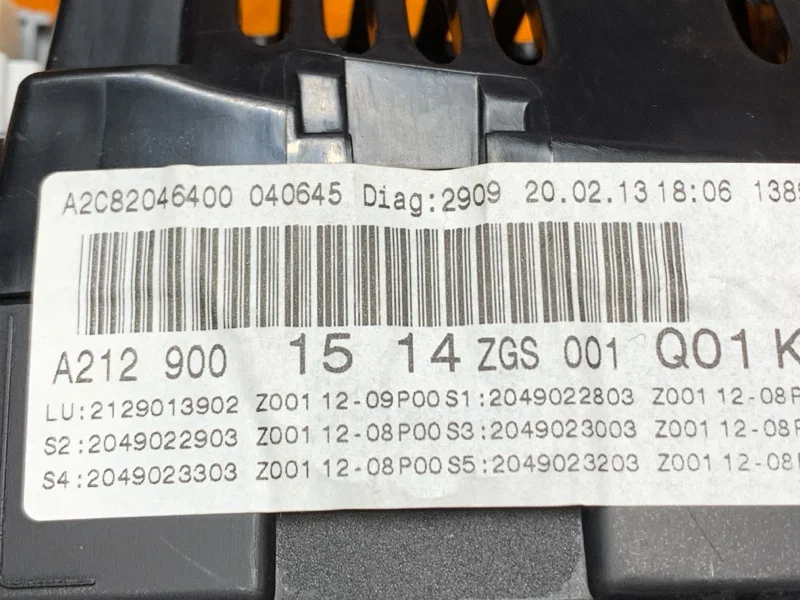 Щиток приборов Mercedes-Benz E-class W212 276.952 - миниатюра 10