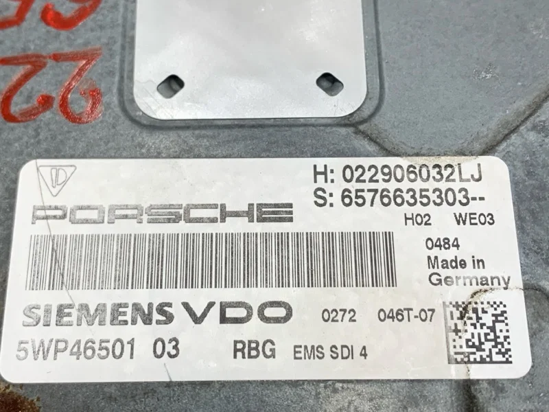 Блок управления двс Porsche Cayenne 957 M4851 2007 - миниатюра 8