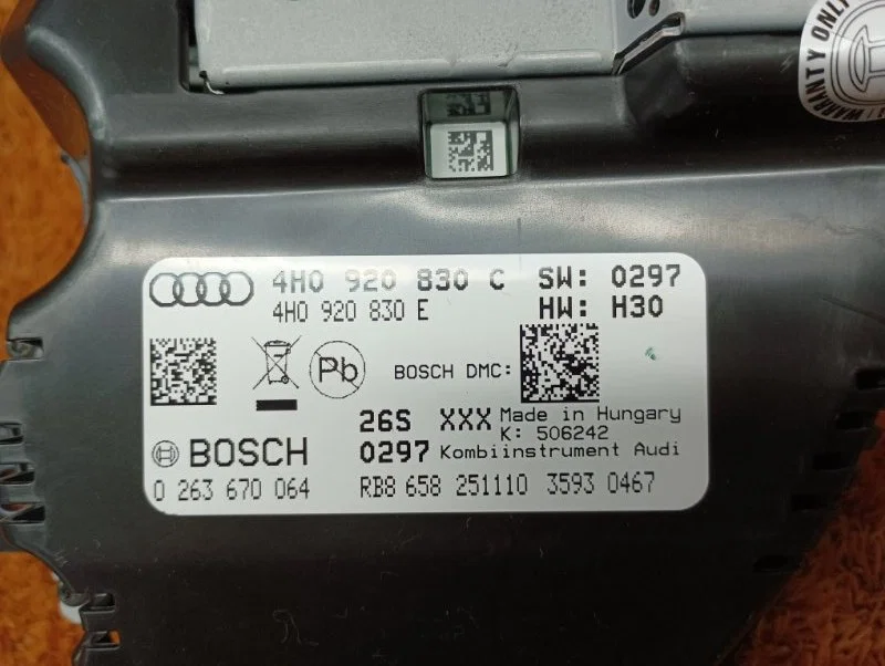 Щиток приборов Audi A8 4H/D4 CDR 2010 - миниатюра 9