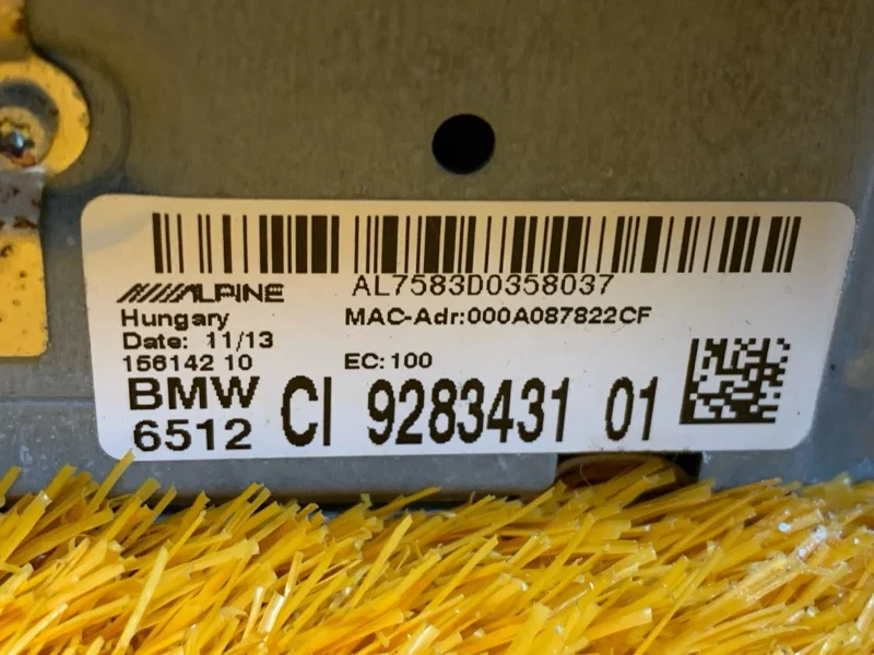 Магнитола BMW X1 E84 N46B20B 2013 - миниатюра 10