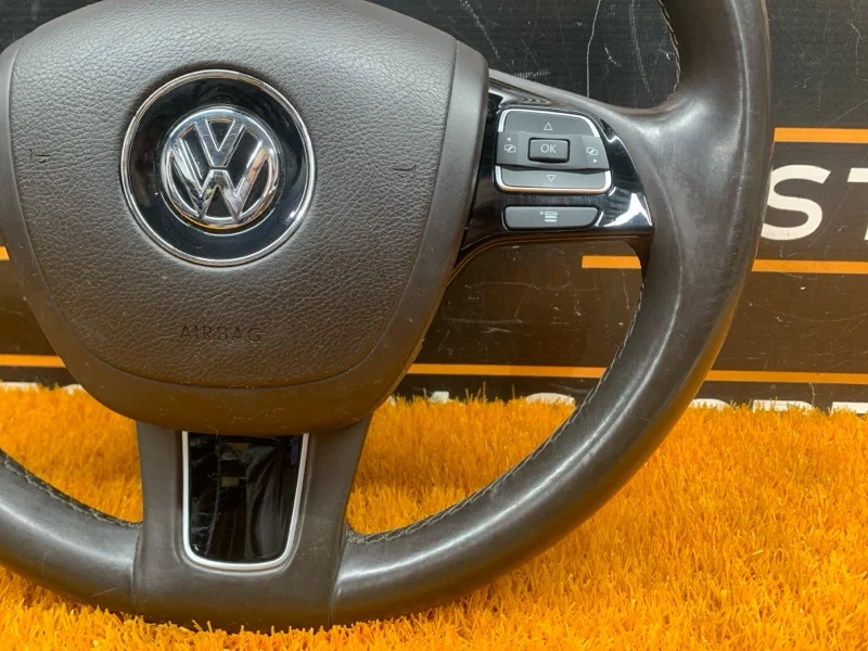 Руль Volkswagen Touareg 7P CGR 2011 - миниатюра 4