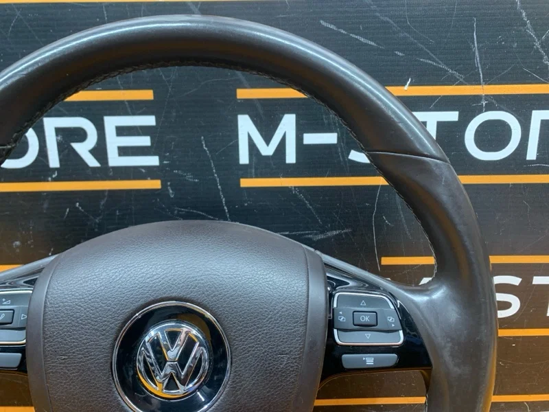 Руль Volkswagen Touareg 7P CGR 2011 - миниатюра 7