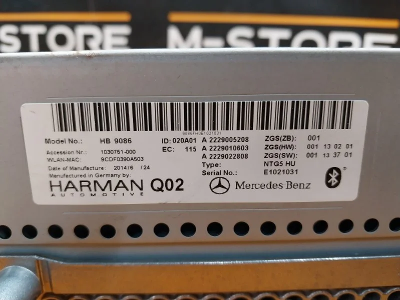 Магнитола Mercedes-Benz S-Class W222 276.960 2014 - миниатюра 7