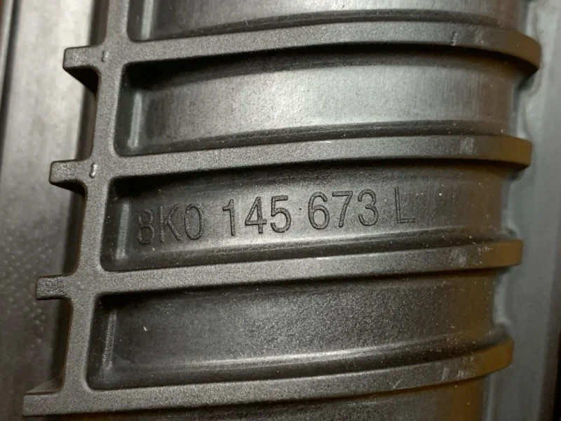 Патрубок интеркулера левый Audi A4 B8/8K CAB 2008 - миниатюра 5
