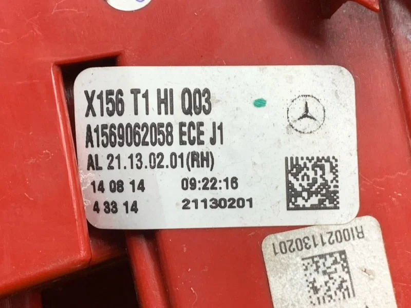 Фонарь задний правый Mercedes-Benz GLA-Class X156 - миниатюра 8