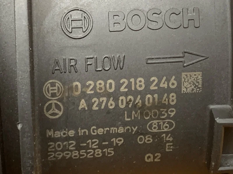 ДМРВ Mercedes-Benz E-class W212 276.952 2013 - миниатюра 8