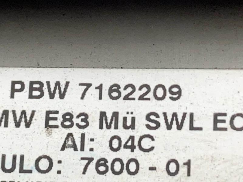 Фонарь задний левый BMW X3 E83 N52B25A 2006 - миниатюра 10