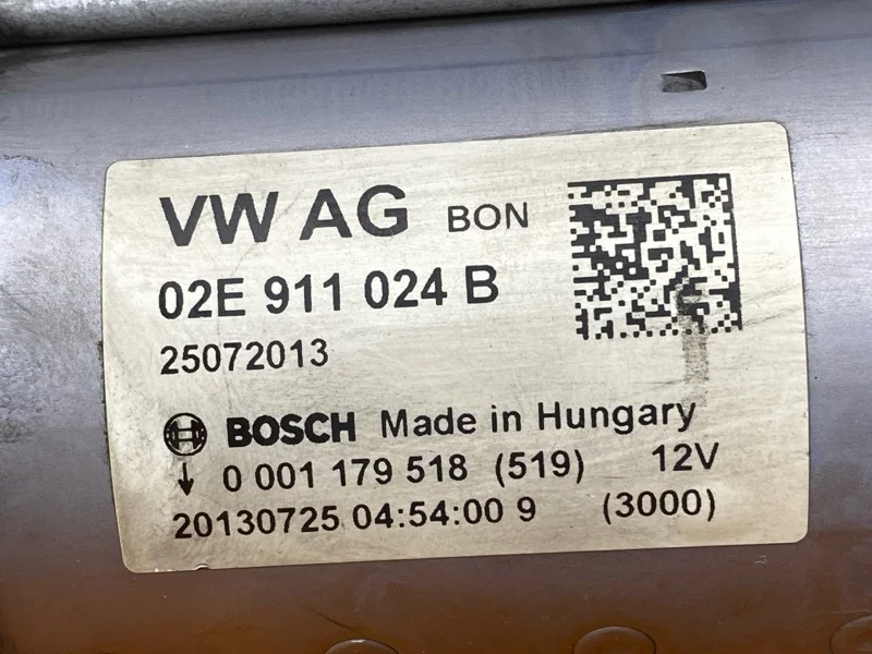 Стартер Volkswagen Tiguan 5N CTH 2013 - миниатюра 5