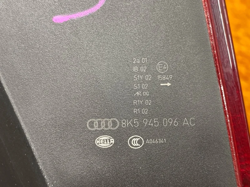 Фонарь задний правый Audi A4 B8/8K CDNB 2014 - миниатюра 8