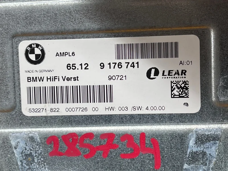 Усилитель звука BMW 7-Series F02 N63B44A 2009 - миниатюра 5