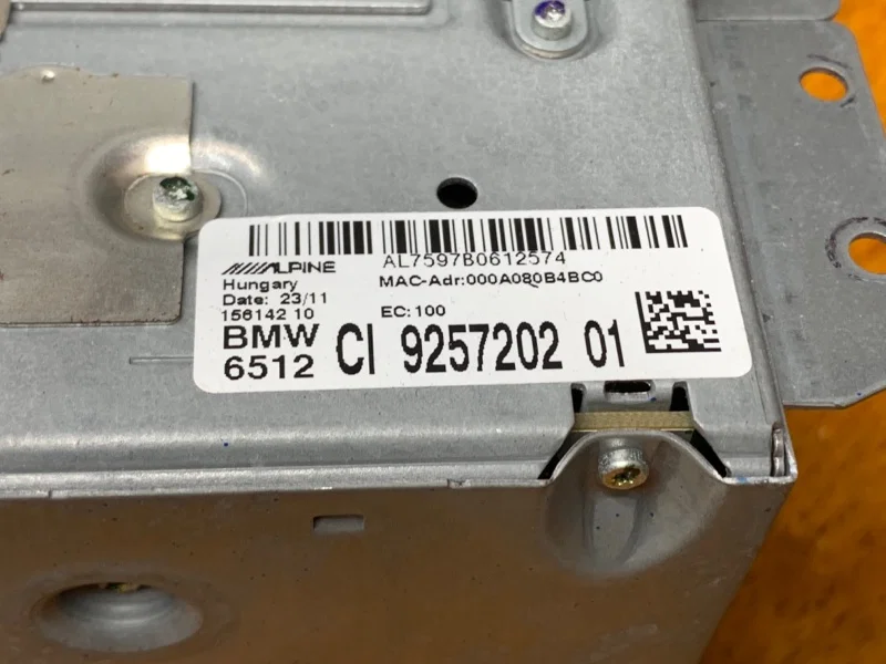 Магнитола BMW X5 E70 N55B30A 2011 - миниатюра 5